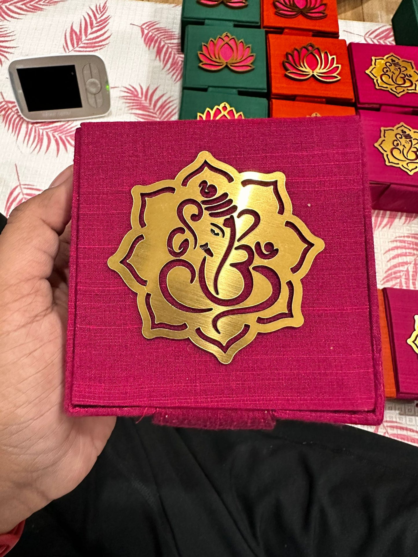 Indian Elegant Raw Silk Decorative Box