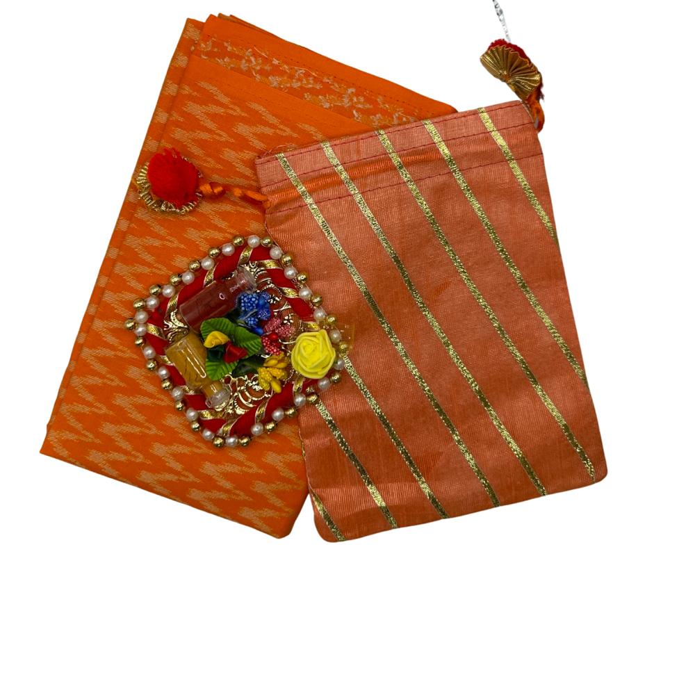 Potli Bags, Blouse Pieces & Haldi Kunkum Assorted for Pooja Return Gifts